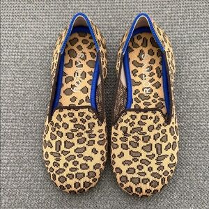 Rothy's Leopard Print Kids Dress Shoes